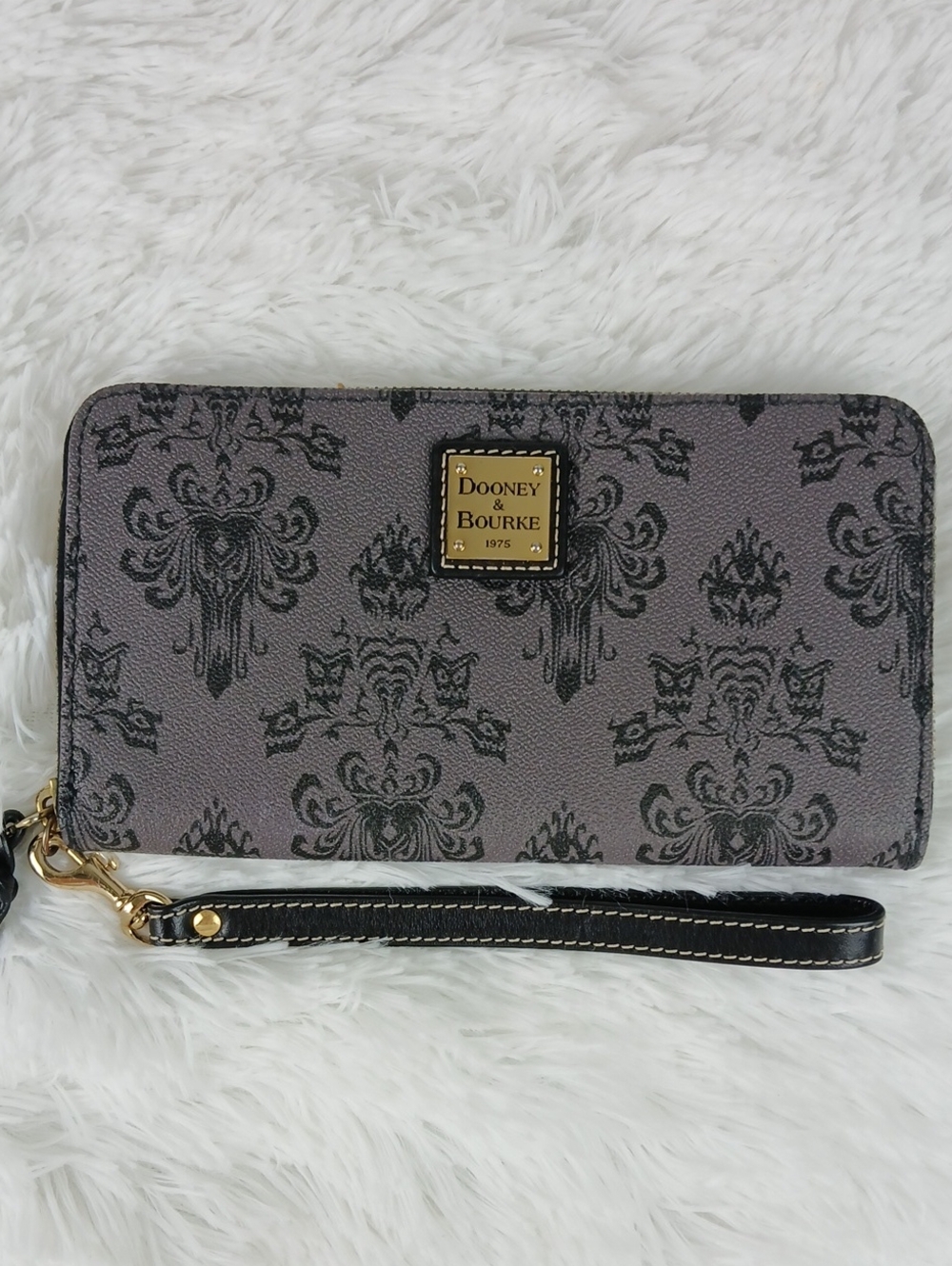 Dooney & Bourke Disney Haunted Mansion Wallpaper Wallet/Wristlet